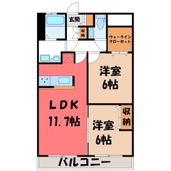 東宿郷駅 徒歩5分 3階の物件間取画像